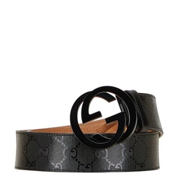 Gucci Interlocking G Belt, Size 90/36, Black Leather, 223891 - Picture 7 of 15